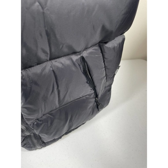 Vintage Bear USA Duck Down Reversible Puffer Vest Warm Winter Large Yellow Black - Picture 8 of 16